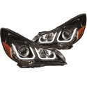Subaru Legacy 2010-2014 Projector Strålkastare Med U-Bar Svart ANZO
