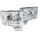 FORD F-150 Passar RAPTOR 2009-2014 Projector Strålkastare Med Halo Krom (SMD LED) G2 ANZO