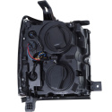 Chevrolet Silverado 2500HD 2015-2019 Projector Strålkastare Med Plank Style Switchback Svart / Orange (Krom Rim) ANZO