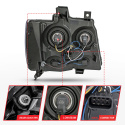 Chevrolet Avalanche / Suburban / Tahoe 2007-2014 Crystal-strålkastare ANZO