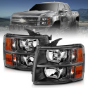 Chevrolet Silverado 1500 / 2500HD / 3500HD 2007-2014 Crystal-strålkastare ANZO