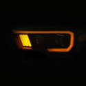 Toyota Tacoma 2016-2019 Projector Strålkastare Med Plank Style Switchback Svart / Orange ANZO