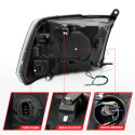 Dodge Ram 1500 / 2500 / 3500 2009-2023 Projektorstrålkastare ANZO