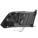 Dodge RAM 1500 2009-2018 Projector Strålkastare Plank Style Design Krom Med Halo ANZO