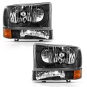 Ford Excursion / F250 / F350 / F450 / F550 1999-2004 Crystal-strålkastare ANZO