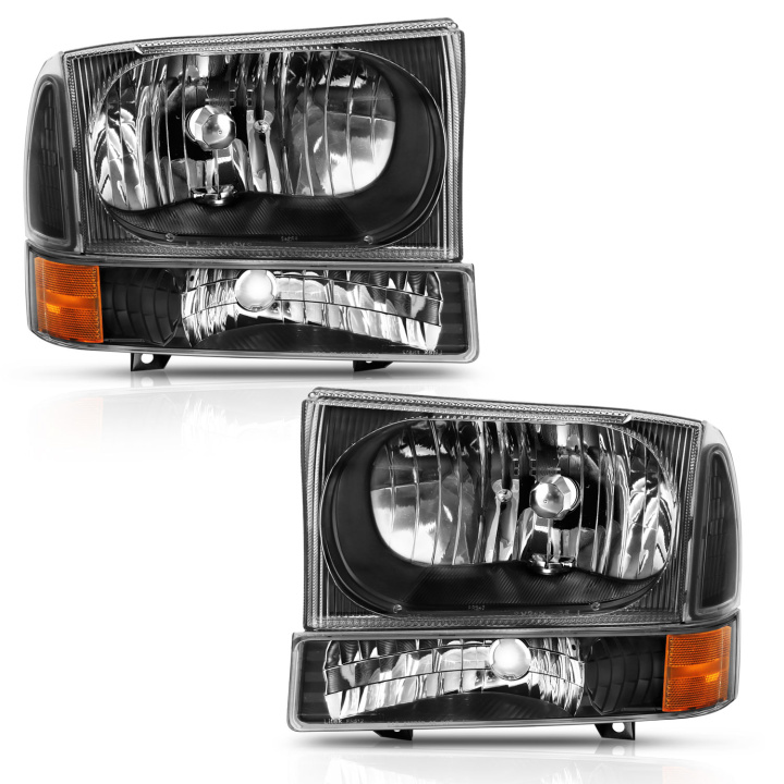 Ford Excursion / F250 / F350 / F450 / F550 1999-2004 Crystal-strålkastare ANZO i gruppen Välj bilmodell hos DDESIGN Scandinavia AB (anz111457)