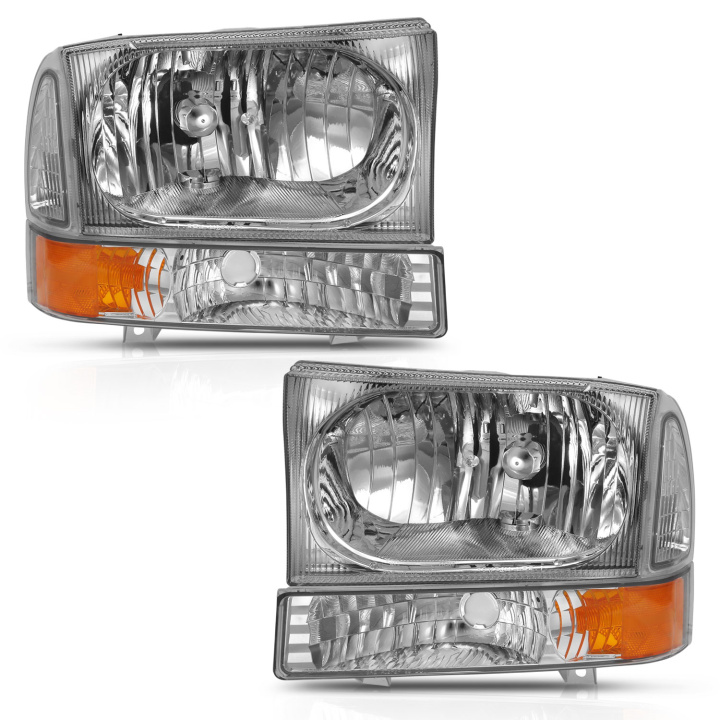 Ford Excursion / F250 / F350 / F450 / F550 1999-2004 Crystal-strålkastare ANZO i gruppen Välj bilmodell hos DDESIGN Scandinavia AB (anz111458)