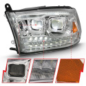 Dodge RAM 1500 2009-2018 / 2500/3500 2010-2018 LED-Strålkastare Krom ANZO