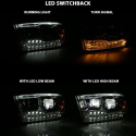 Dodge RAM 1500 2009-2018 / 2500/3500 2010-2018 LED-Strålkastare Krom ANZO