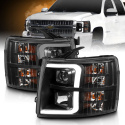 Chevrolet Silverado 1500 / 2500HD / 3500HD 2007-2014 Projektorstrålkastare ANZO