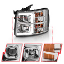 Chevrolet Silverado 1500 / 2500HD / 3500HD 2007-2014 Projektorstrålkastare ANZO