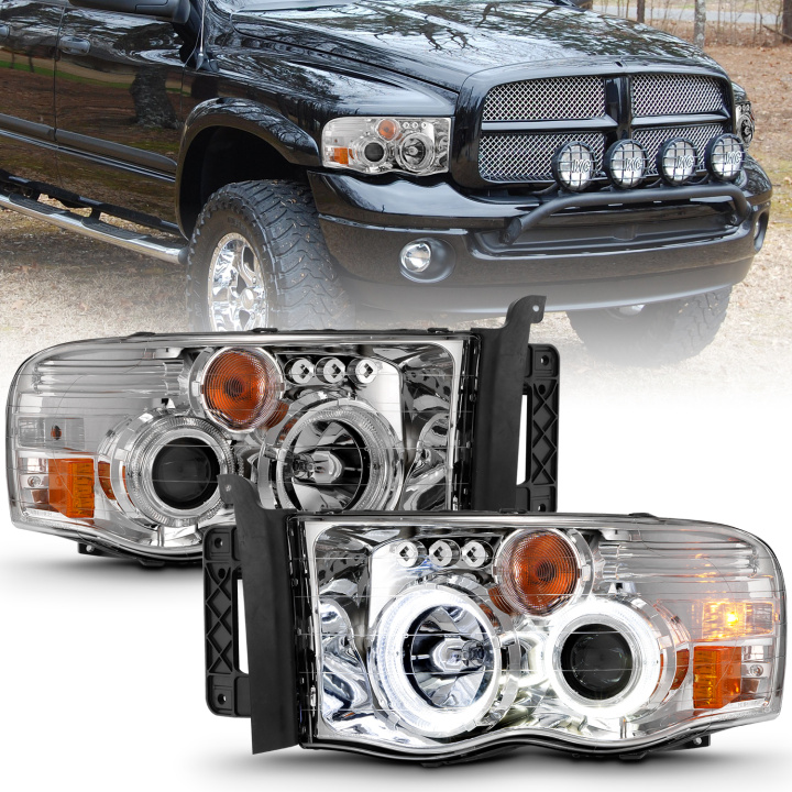 Dodge Ram 1500 / 2500 / 3500 2002-2005 Projektorstrålkastare ANZO i gruppen Välj bilmodell hos DDESIGN Scandinavia AB (anz111491)