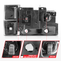 Chevrolet Blazer Full / C1500 / C2500 / C3500 / K1500 / K2500 / K3500 / Suburban / Tahoe 1992-2000 Crystal-strålkastare ANZO