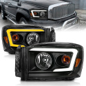 Dodge Ram 1500 / 2500 / 3500 2006-2009 Crystal-strålkastare ANZO
