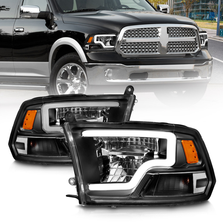 Dodge Ram 1500 / 2500 / 3500 2009-2023 LED-crystalstrålkastare ANZO i gruppen Välj bilmodell hos DDESIGN Scandinavia AB (anz111539)