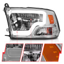 Dodge Ram 1500 / 2500 / 3500 2009-2023 LED-crystalstrålkastare ANZO