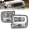Ford Excursion / F 250 / 350 / 450 1999-2004 Crystal-strålkastare ANZO