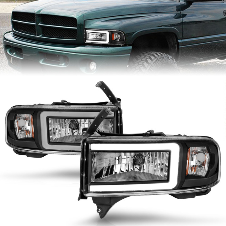 Dodge Ram 1500 / 2500 / 3500 1994-2002 Crystal-strålkastare ANZO i gruppen Välj bilmodell hos DDESIGN Scandinavia AB (anz111554)