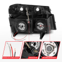 Chevrolet Colorado / GMC Canyon / Isuzu I Series 2004-2012 Crystal-strålkastare ANZO