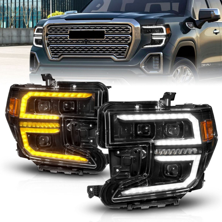 GMC Sierra 1500 2006-2009 LED-projektorstrålkastare ANZO i gruppen Välj bilmodell hos DDESIGN Scandinavia AB (anz111600)