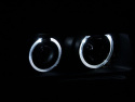 BMW 3 Serie E36 2DR 1992-1998 Projector Strålkastare Med Halo Svart (SMD LED) G2 ANZO