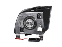 FORD Mustang 2005-2009 Crystal Strålkastare Med Halo Svart (SMD LED) ANZO