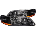 Honda Accord 1998-2002 Crystal Strålkastare Svarta ANZO