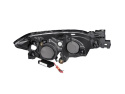 Mazda 3 4DR 2004-2008 Projector Strålkastare Med Halo Svart (SMD LED) ANZO