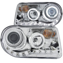 CHRYSLER 300C 2005-2010 Projector Strålkastare Med Halo Krom (SMD LED) G2 ANZO