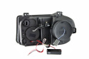 CHRYSLER 300C 2005-2010 Projector Strålkastare Med Halo Svart (SMD LED) G2 ANZO