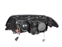 BMW 3 Serie E46 4DR 1999-2001 Projector Strålkastare Med Halo Svart (SMD LED) ANZO