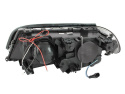 BMW 3 Serie E46 2DR-NON Xenon Models 2000-2003 Projector Strålkastare Med Halo Krom ANZO
