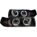 BMW 3 Serie E36 4DR 1992-1998 Projector Strålkastare Med Halo Svart G2 1 pc ANZO