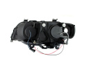 BMW X5 E53 2000-2003 Projector Strålkastare Med Halo Svart ANZO