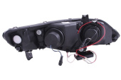 anz121454-2983 Honda Civic HYBRID 2006-2011 Projector Strålkastare Med Halo Svart(SMD LED) ANZO (2)