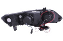 Honda Civic HYBRID 2006-2011 Projector Strålkastare Med Halo Svart(SMD LED) ANZO