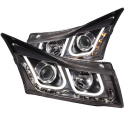 Chevrolet Cruze 2011-2015 Projector Strålkastare Med U-Bar Svart ANZO