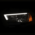 Dodge Charger 2011-2014 Projector Strålkastare (Plank Style Design) Krom ANZO