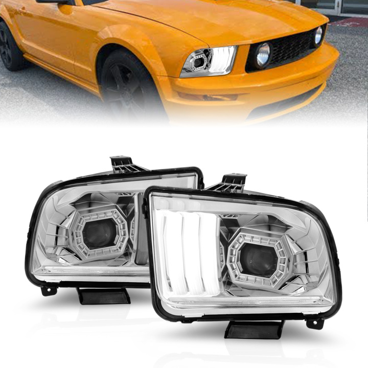 Ford Mustang 2005-2009 Projektorstrålkastare ANZO i gruppen Välj bilmodell hos DDESIGN Scandinavia AB (anz121567)