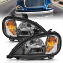 Freightliner Columbia 1996-2013 LED-crystalstrålkastare ANZO