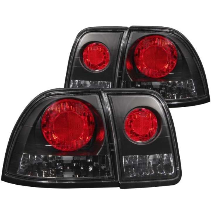 anz221039-3439 Honda Accord 1996-1997 Baklampor Svarta ANZO