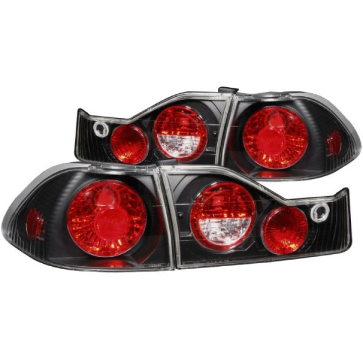 anz221041-3440 Honda Accord 4DR 1998-2000 Baklampor Svarta ANZO