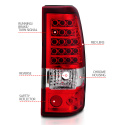 Chevrolet Silverado 1500 / 2500 / 2500HD / 3500 / 3500HD 2003-2007 LED-bakljus ANZO