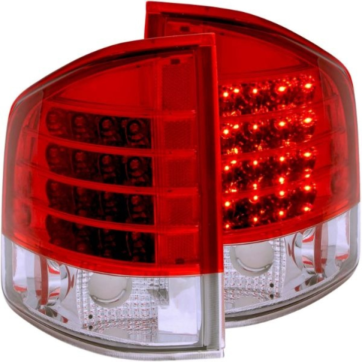 anz311013-2399 Chevrolet S-10 1995-2005 LED Baklampor Röda/Klara ANZO