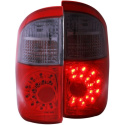 Toyota Tundra DOUBLE CAB-NOT STEP SIDE MODELS 2004-2006 LED Baklampor Röda/Röktonade ANZO