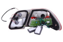 Mercedes Benz E Class W210 1996-2002 LED Baklampor Röda/Klara ANZO