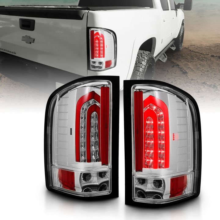 Chevrolet Silverado 1500 / 2500HD / 3500HD 2007-2014 LED-bakljus ANZO i gruppen Välj bilmodell hos DDESIGN Scandinavia AB (anz321341)