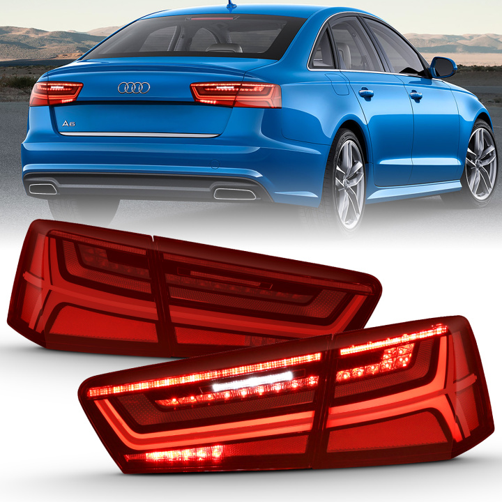 Audi A6 Quattro2012 / S6 2012-2015 LED-bakljus ANZO i gruppen Välj bilmodell hos DDESIGN Scandinavia AB (anz321353)