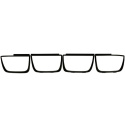 Chevrolet Camaro 2010-2013 Taillight Bezels 4st Mattsvart ANZO
