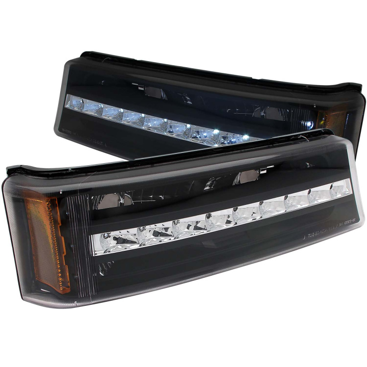 Chevrolet Avalanche / Silverado 1500 / 2500 / 3500 2003-2006 LED-positionsljus ANZO i gruppen Välj bilmodell hos DDESIGN Scandinavia AB (anz511067)